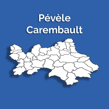 carte des 38 communes de la Pévèle-Carembault