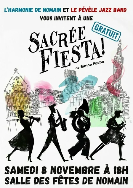 Affiche de la fête à Nomain du 8 novembre 2025